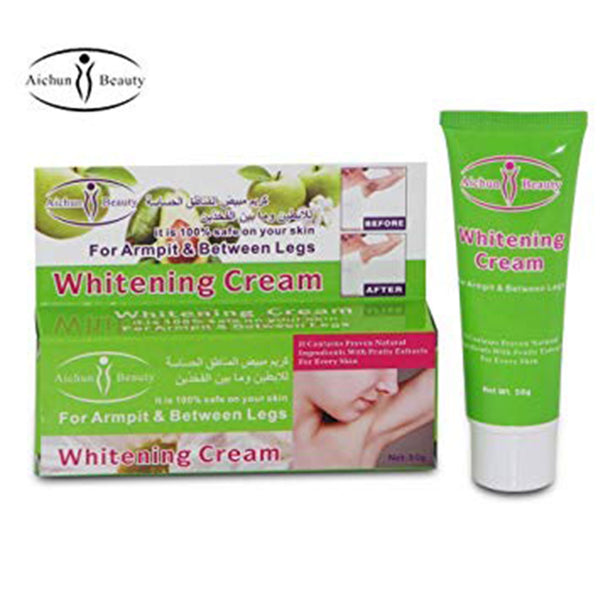 Aichun Beauty Advanced Whitening Cream For Armpit, Elbow, Knees, Underarm, And Inner Thighs
