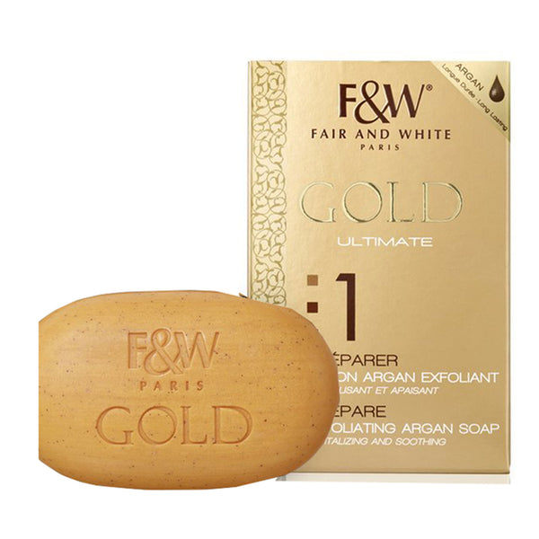 Fair and White Gold Ultimate 1 Prepare Satin Exfoliating Soap  7 oz / 200 gr