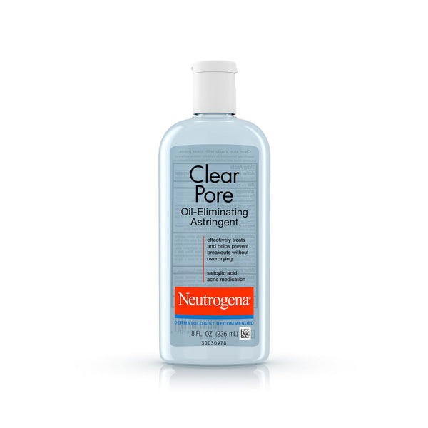 NEUTROGENA CLEAR PORE OIL ELIMINATING ASTRINGENT - 8 OZ.