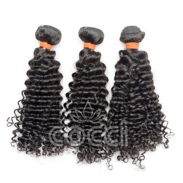 Pure Virgin Human hair Deep Wave 18"