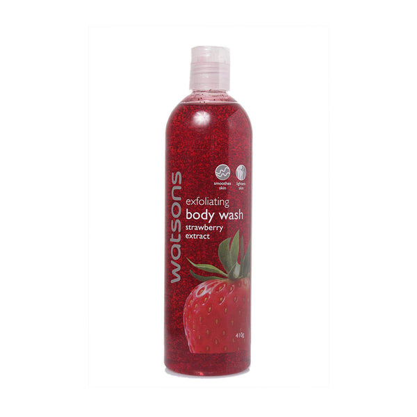 Watsons Exfoliating Body Wash Strawberry Extract (410gm)