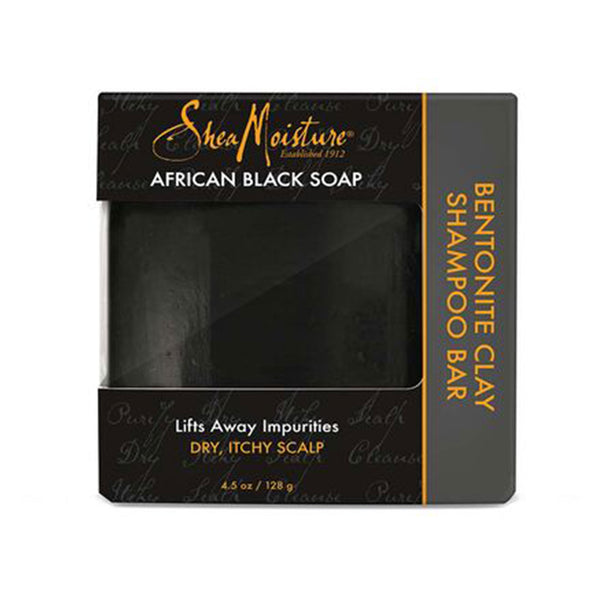 African Black Soap Bentonite Clay Shampoo Bar