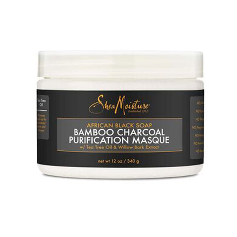 African Black Soap Bamboo Charcoal Purification Masque