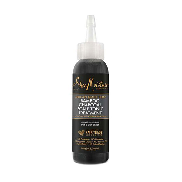 Shea Moisture African Black Soap Bamboo Charcoal Scalp Tonic Treatment