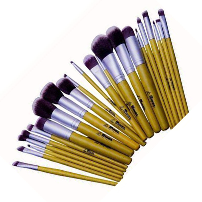 Zikel 23-Pieces 100 Human Hair Kabuki Brush Set