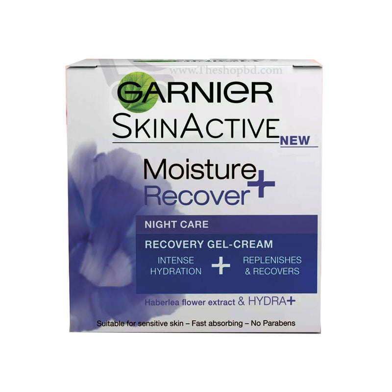 Garnier skin active night care moisture + recovery gel cream 50 ml