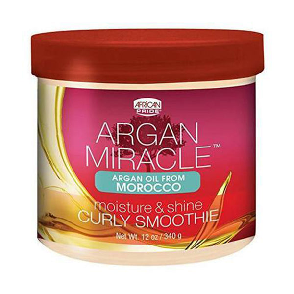 African Pride Argan Miracle Curly Smoothie, 12 Ounce