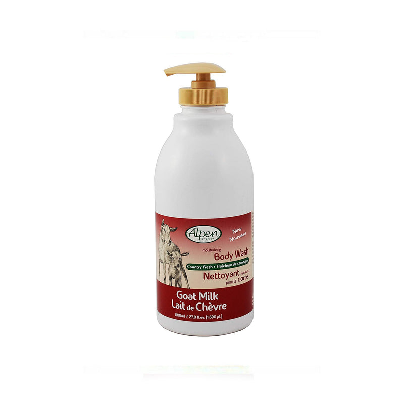 Alpen Moisturizing Goat Milk Foaming Milk Bath - Almond Oil Body 28.7 OZ
