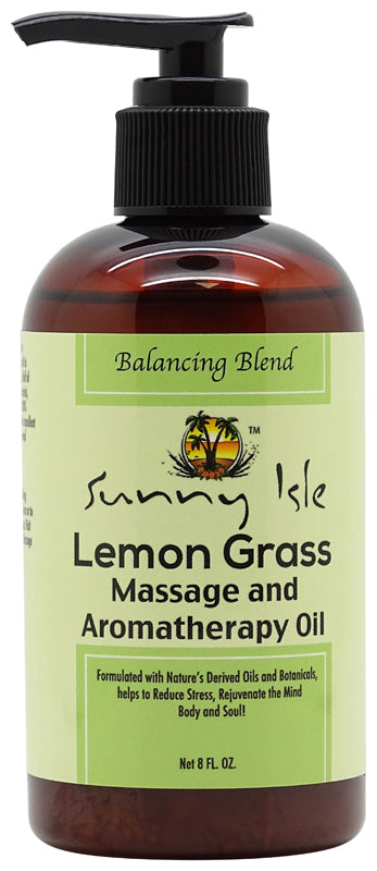 Sunny Isle Lemon Grass Massage and Aromatherapy Oil 236ml
