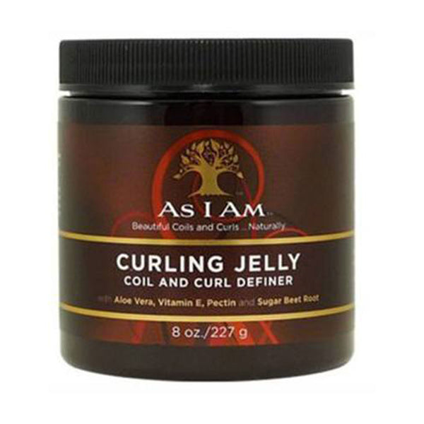 AS I AM CURLING JELLY COIL AND CURL DEFINER, 227G/8 OZ.