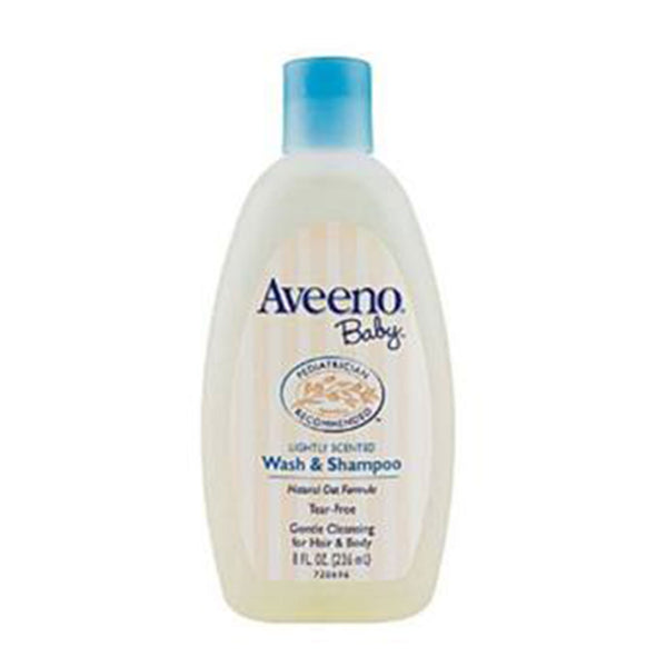 AVEENO BABY WASH & SHAMPOO LIGHTLY FRAGRANCED 8OZ