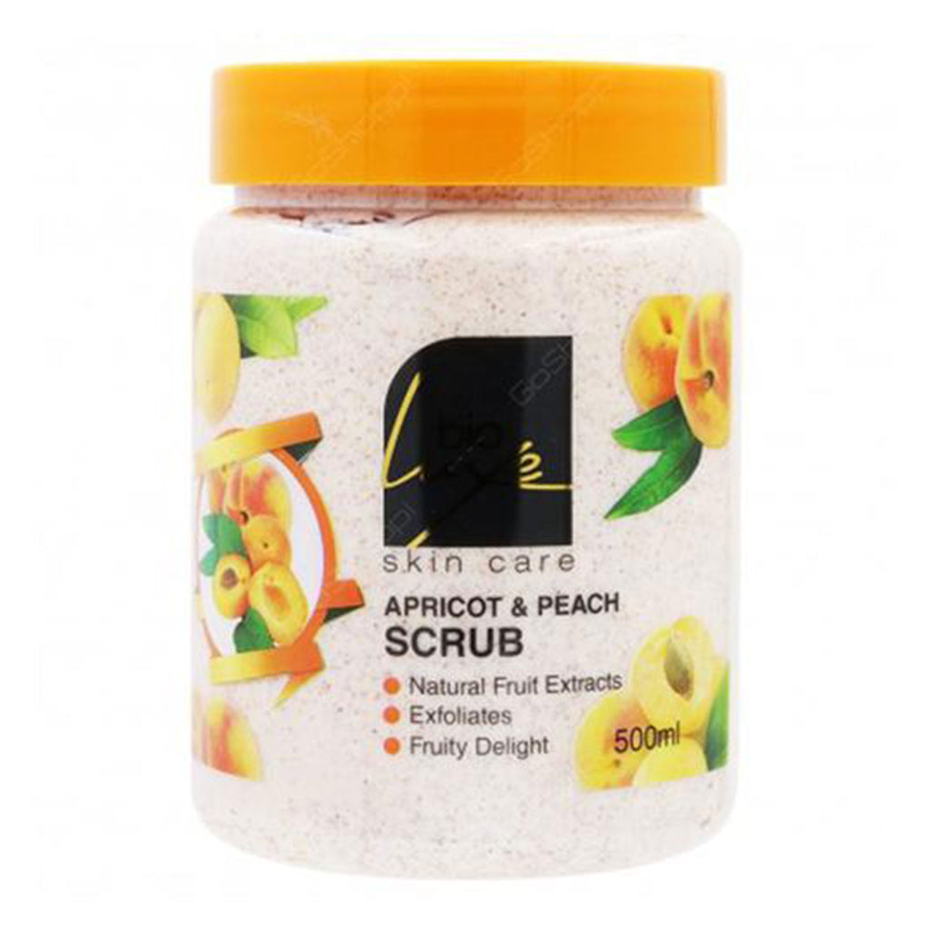 Bio Luxe Apricot And Peach Scrub 500ml