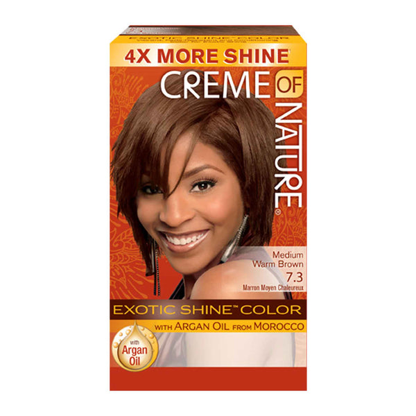 EXOTIC SHINE™ COLOR WITH ARGAN OIL FROM MOROCCO- 7.3 MEDIUM WARM BROWN