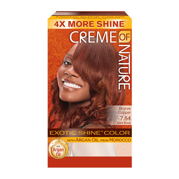 Crème Of Nature Exotic Shine Color Bronze Copper 7.64