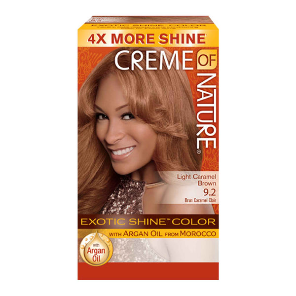 Crème Of Nature Exotic Exotic Shine Color Light Caramel Brown 9.2