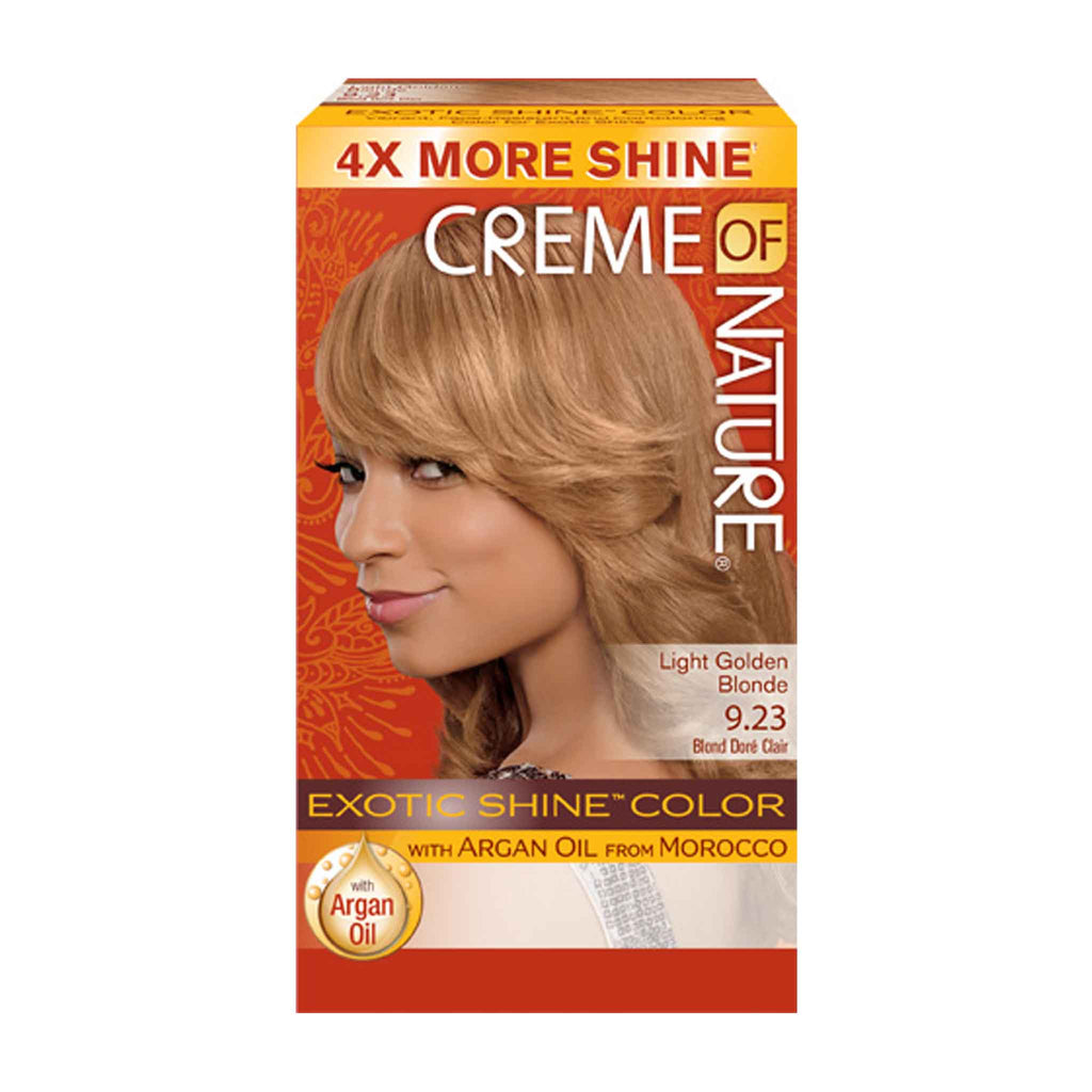Crème Of Nature Exotic Exotic Shine Color Light Golden Blonde 9.23
