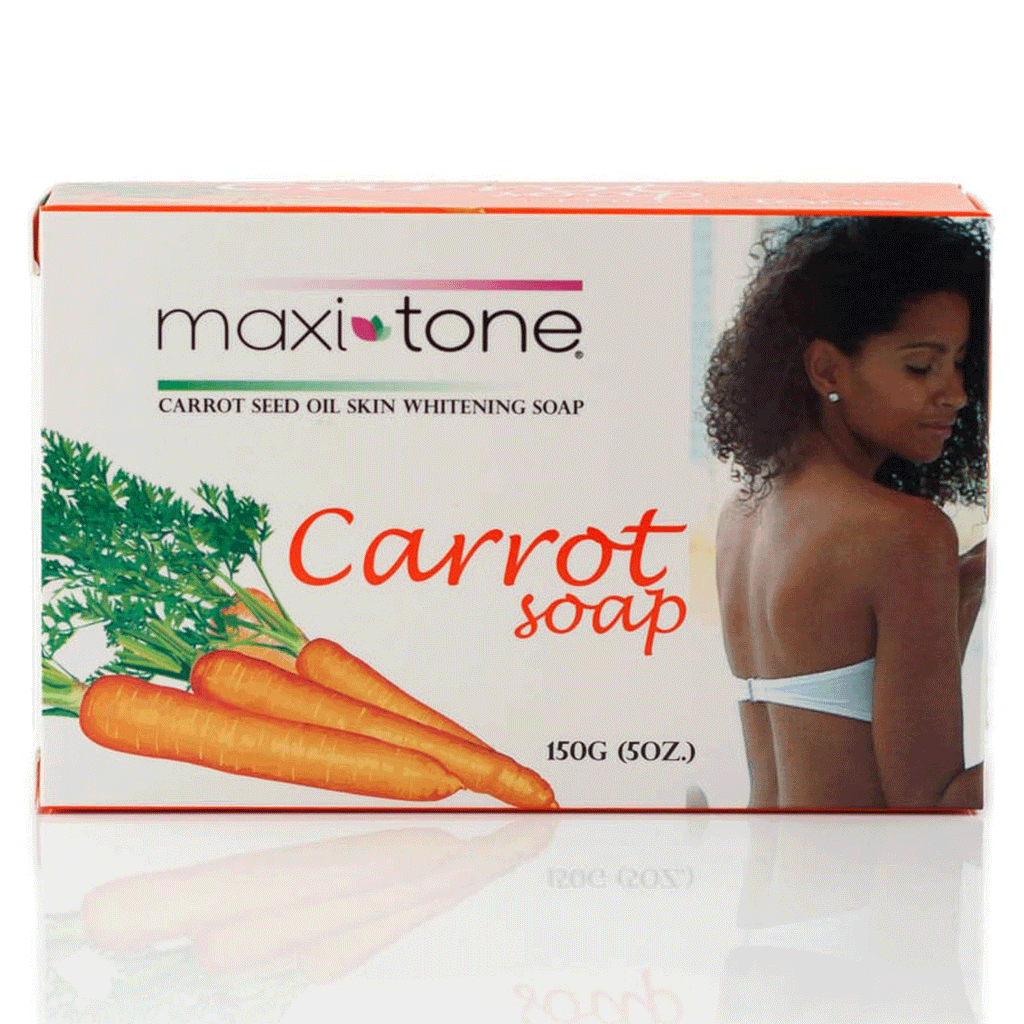 Clear Essence Maxi-Tone Carrot Seed Oil Skin Whitening Soap - 5 oz