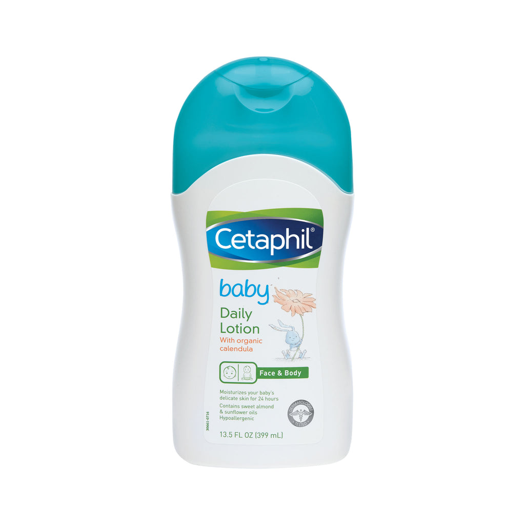 Cetaphil Baby Daily Lotion with Organic Calendula, Sweet Almond Oil and Sunflower Oil