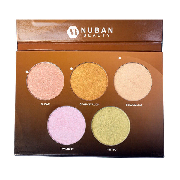 Nuban D'Glow Palette Highlighter