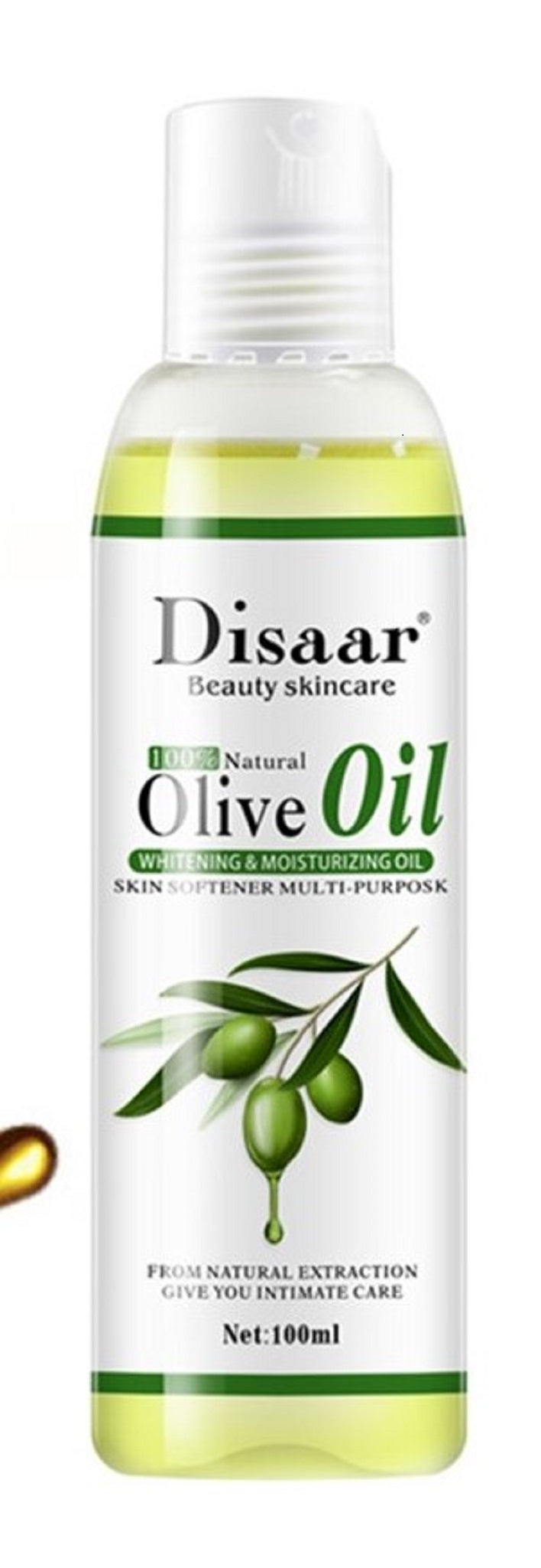 Disaar 100% Pure Natural Olive Whitening And Moisturizing Oil - 100ml