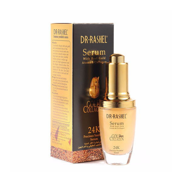DR RASHEL Gold collagen elastin serum anti wrinkle aging moisturizing serum Acne Treatment Whitening Face Ageless Skin care