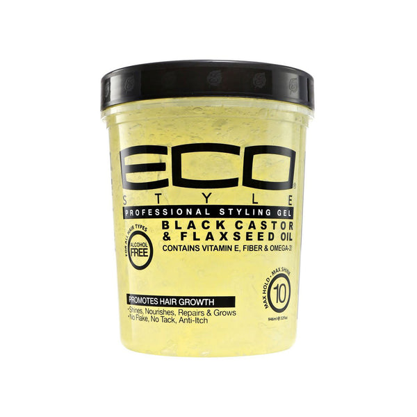 ECO STYLER PROFESSIONAL STYLING GEL BLACK CASTOR AND FLAXSEED