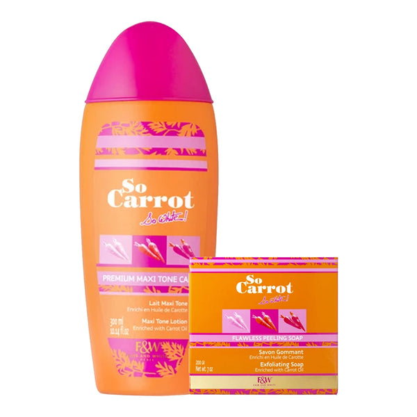 FAIR AND WHITE SO CARROT 2pc SETS