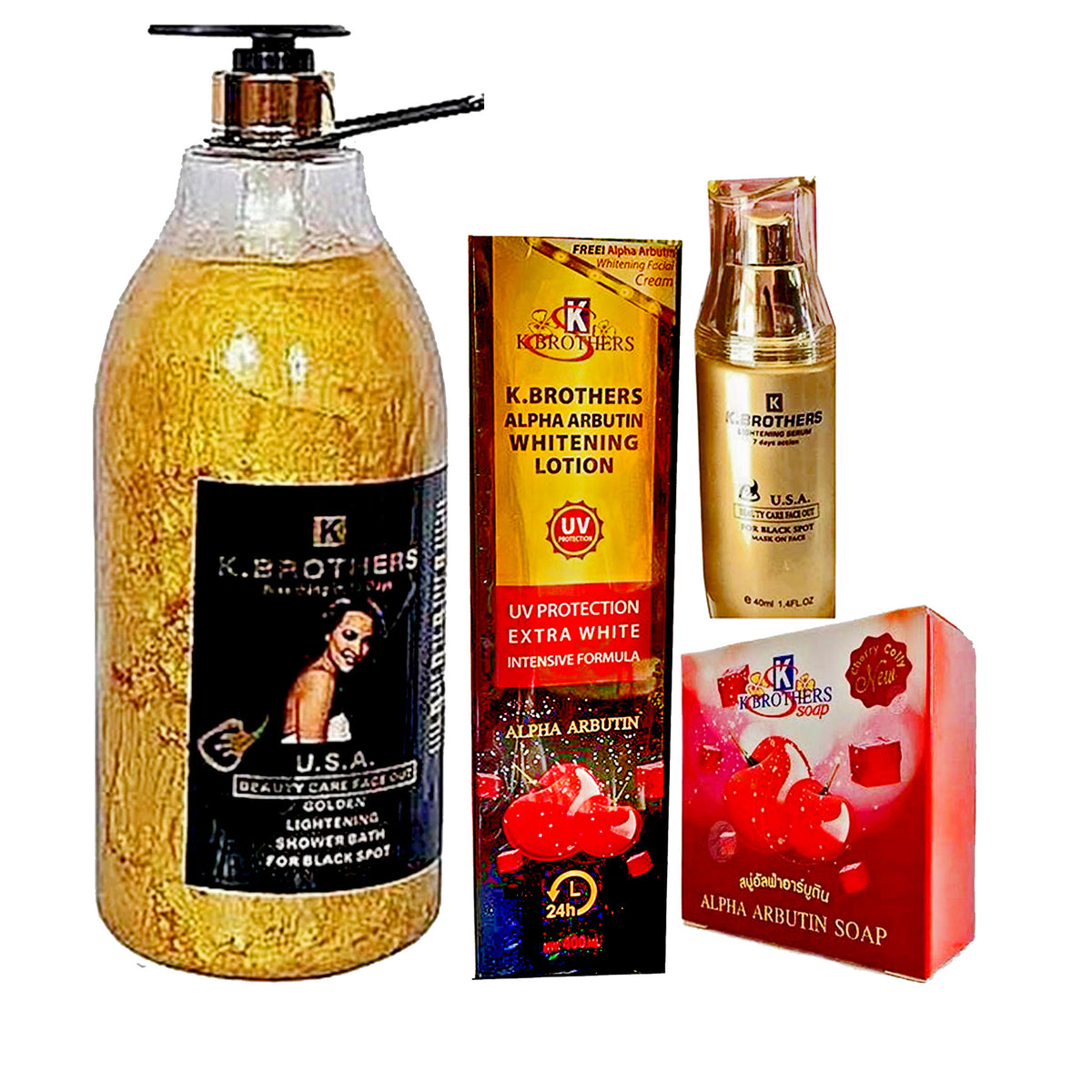 K. Brothers Alpha Arbutin 4-pc Set