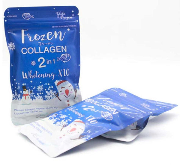 FROZEN COLLAGEN 2 IN 1 WHITENING X10 CAPSULES 60PCS