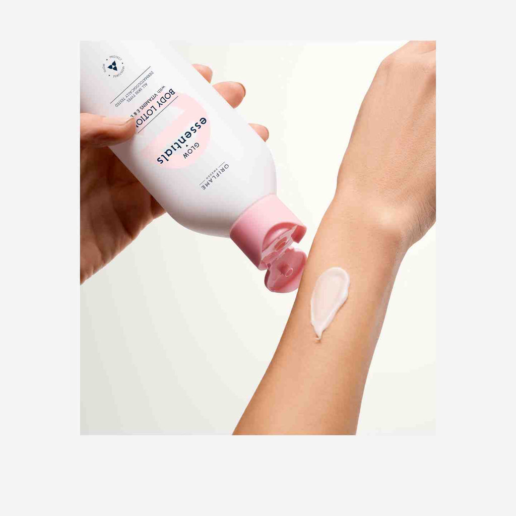 ESSENTIALS Glow Essentials Body Lotion with Vitamins E & B3