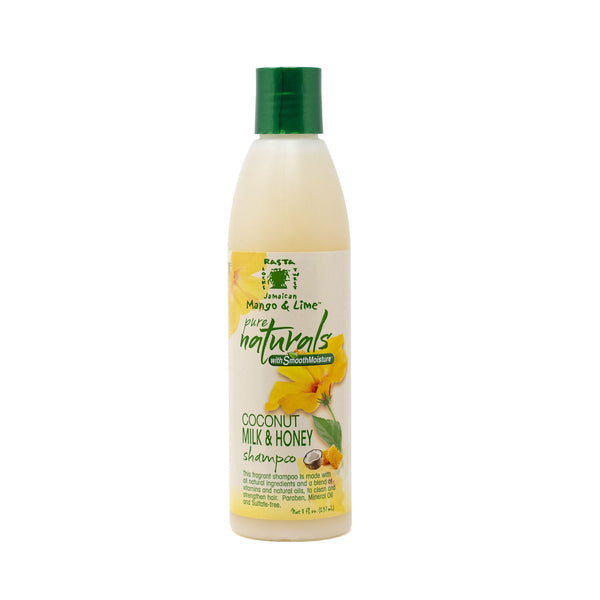 JAMAICAN MANGO AND LIME PURE NATURALS COCONUT MILK AND HONEY SHAMPOO (8 OZ.)