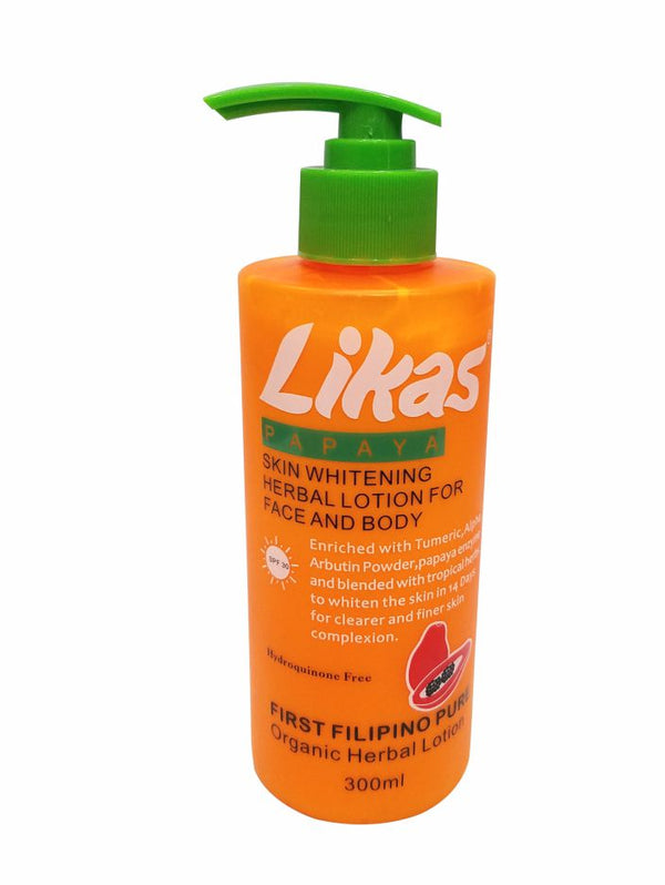Likas Whitening Herbal Papaya Lotion 300ml