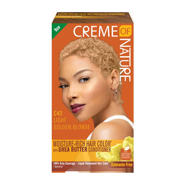 Crème Of Nature Exotic Moisture-Rich Hair Color with Shea Butter Conditionaer - Light Golden
