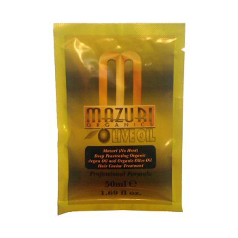 Mazuri Organics Olive Oil And Argan Oil Deep Penetrating Hair Caviar Treatment