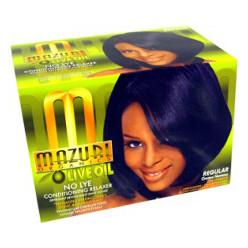 Mazuri Olive oil No-Lye Conditioning Hair Relaxer Regular