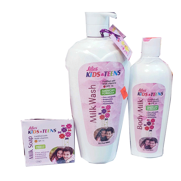 JILIES KIDS & TEENS LOTION, SOAP & BODY WASH