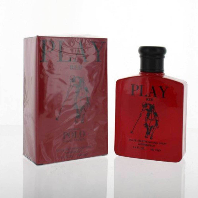 Play Red Polo Ralph Lauren Perfume  3.4 Oz. Eau De Parfum