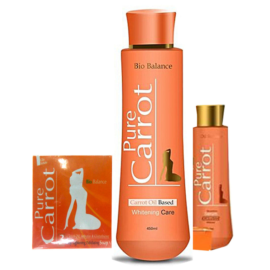 Pure Carrot Bio Balance Lightening 3-pc Set ( Lotion, Serum And Soap )