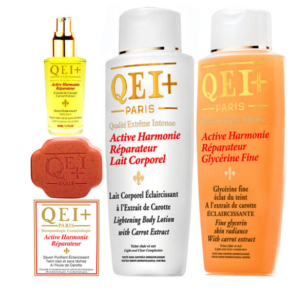 Qei+ Active Harmonie Reparateur ( Lotion, Serum, Glycerine And Soap ) 4-pc Set