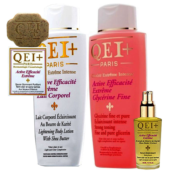 Qei+ Active Efficacite ( Lotion, Serum, Glycerine And Soap ) 4-pc Set