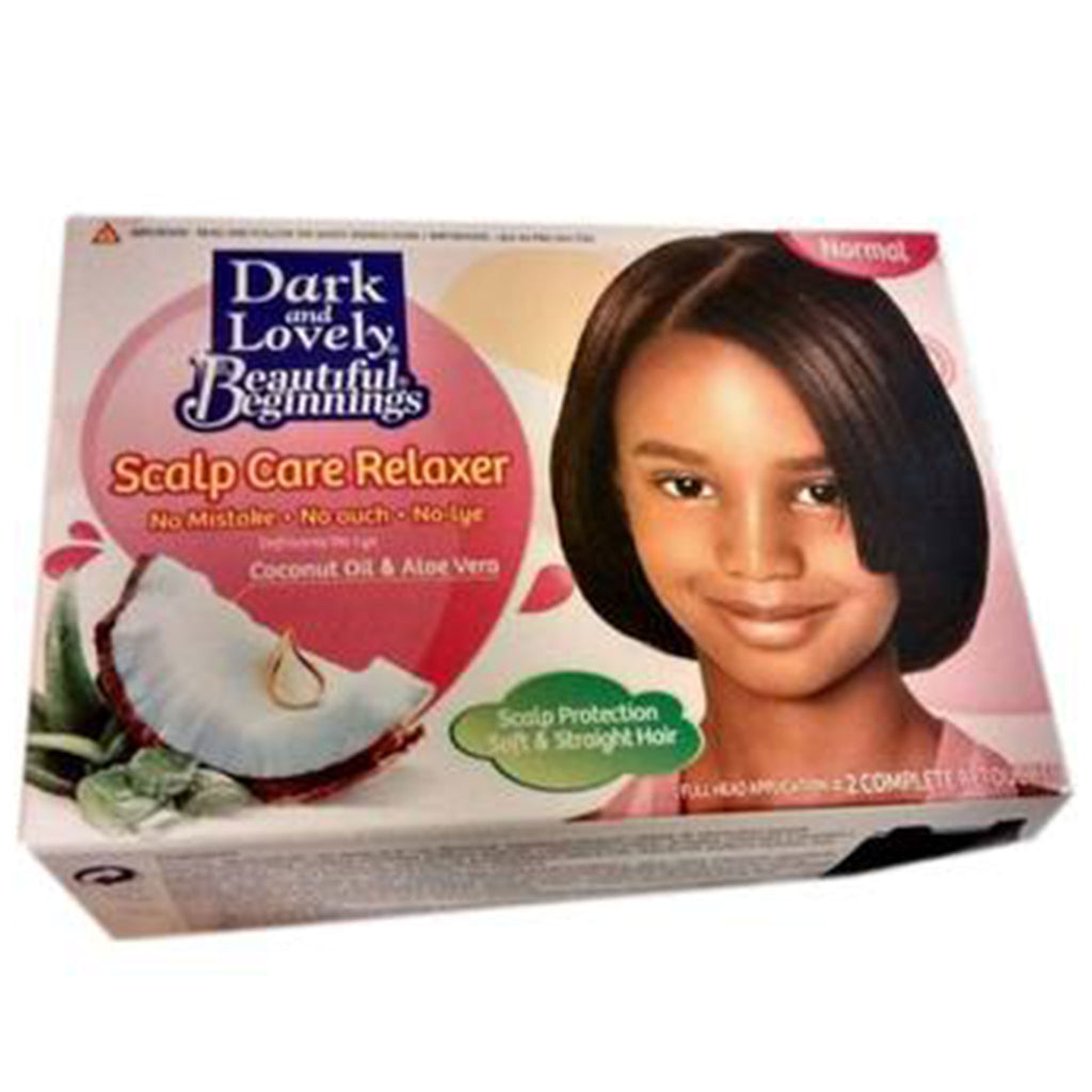 Dark and Lovely Beautiful Beginnings With Coconut & Aloe Scalp Care Relaxer