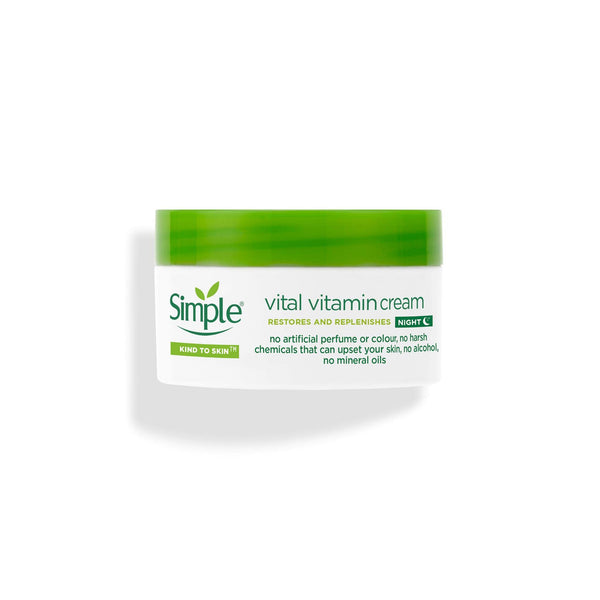 Simple Vital Vitamin Cream Restore And Replenishes - Night - 50ml