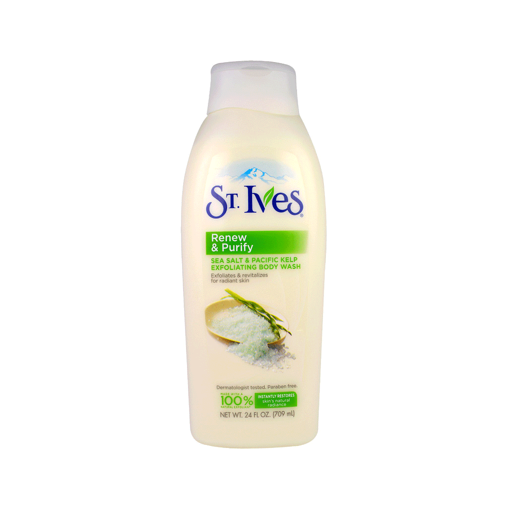St. Ives Purifying Sea Salt & Pacific Kelp Body Wash