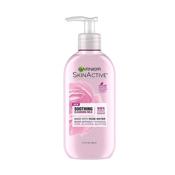 Garnier SkinActive Soothing Cleansing Milk Wash with Rose Water Cleanser 6.7oz