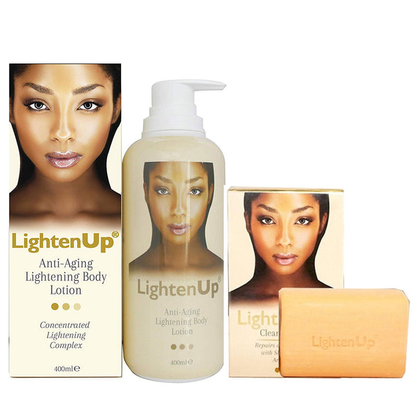 Lighten-Up Anti-Ageing 2-pc Set (Lotion &Soap)