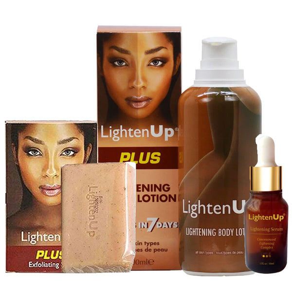 Lighten-Up Plus 3-pc Set (Lotion, Serum & Soap)