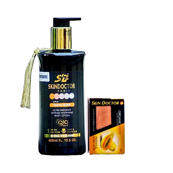 Skin Doctor Gluta Glow ( Lotion And Soap ) 2-Pc Set