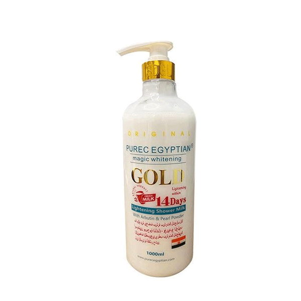 Purec Egyptian Magic Whiten Gold Lightening Shower Milk 1000ml