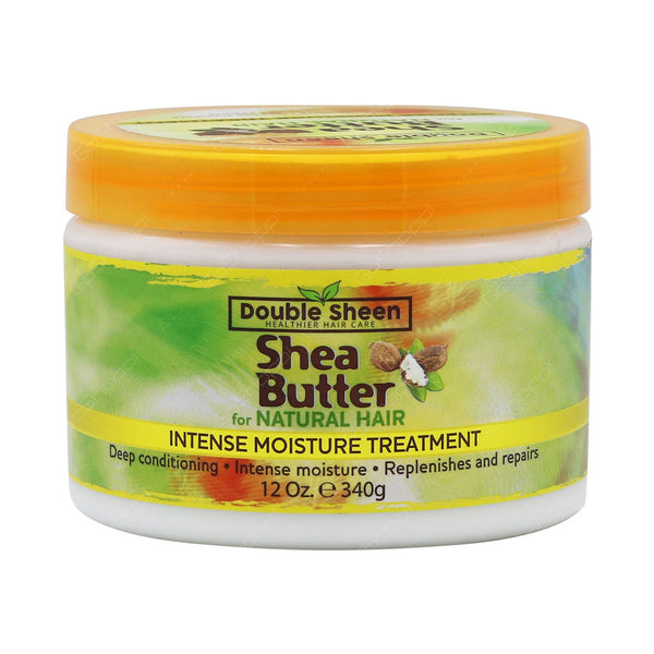 Double Sheen Shea Butter For Natural Hair Intense Moisture Treatment 340g