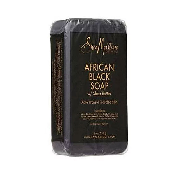 Shea Moisture African Black Soap Bar (Acne Treatment) - 8oz